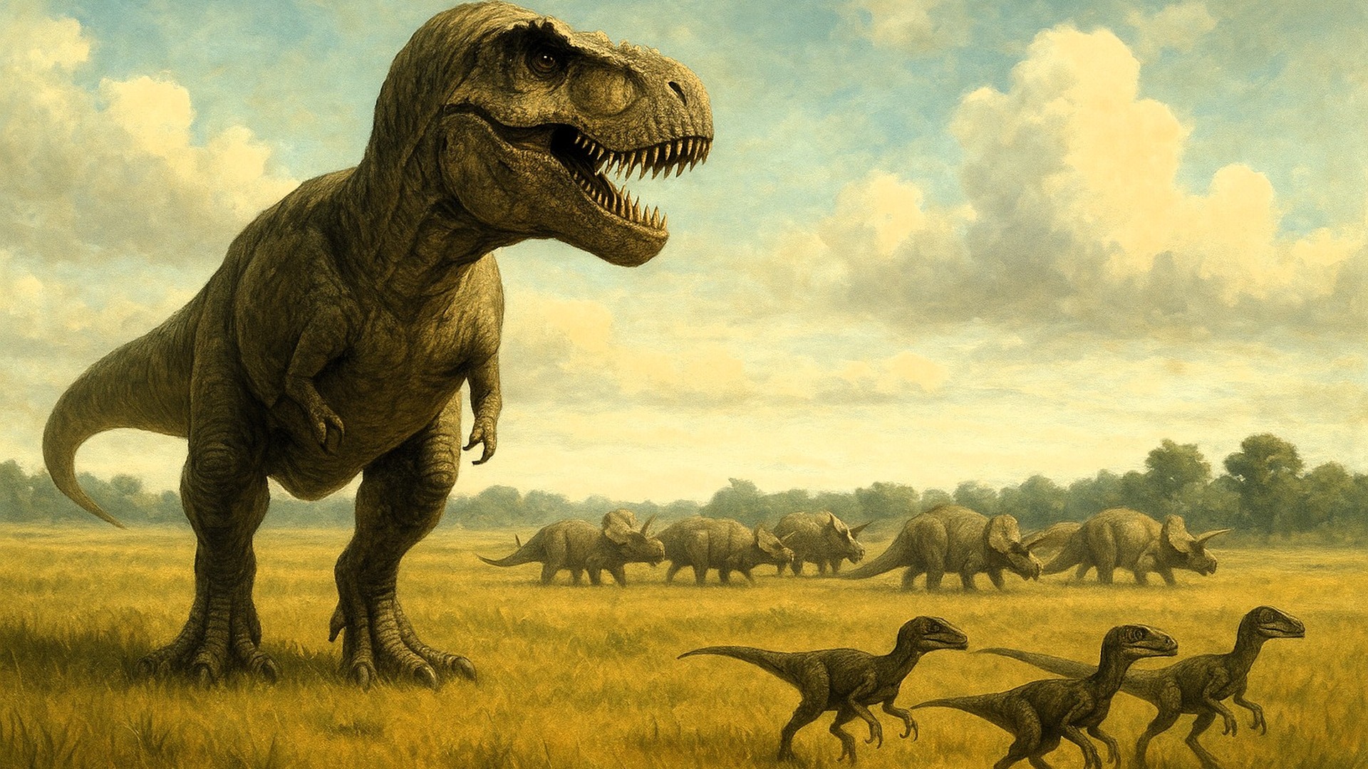 T-Rex dinosaur HD wallpaper