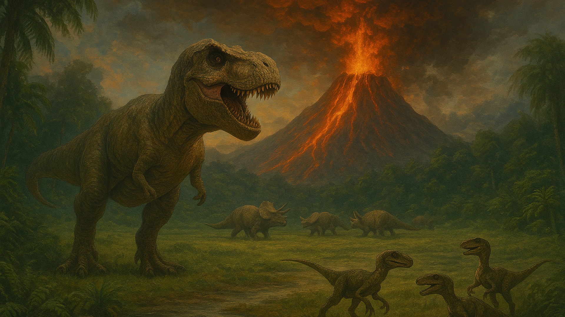 T-Rex dinosaur HD wallpaper