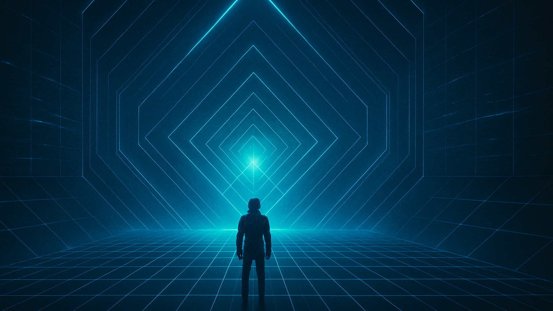 Futuristic HD wallpaper 3 — sci‑fi 1920×1080 desktop background