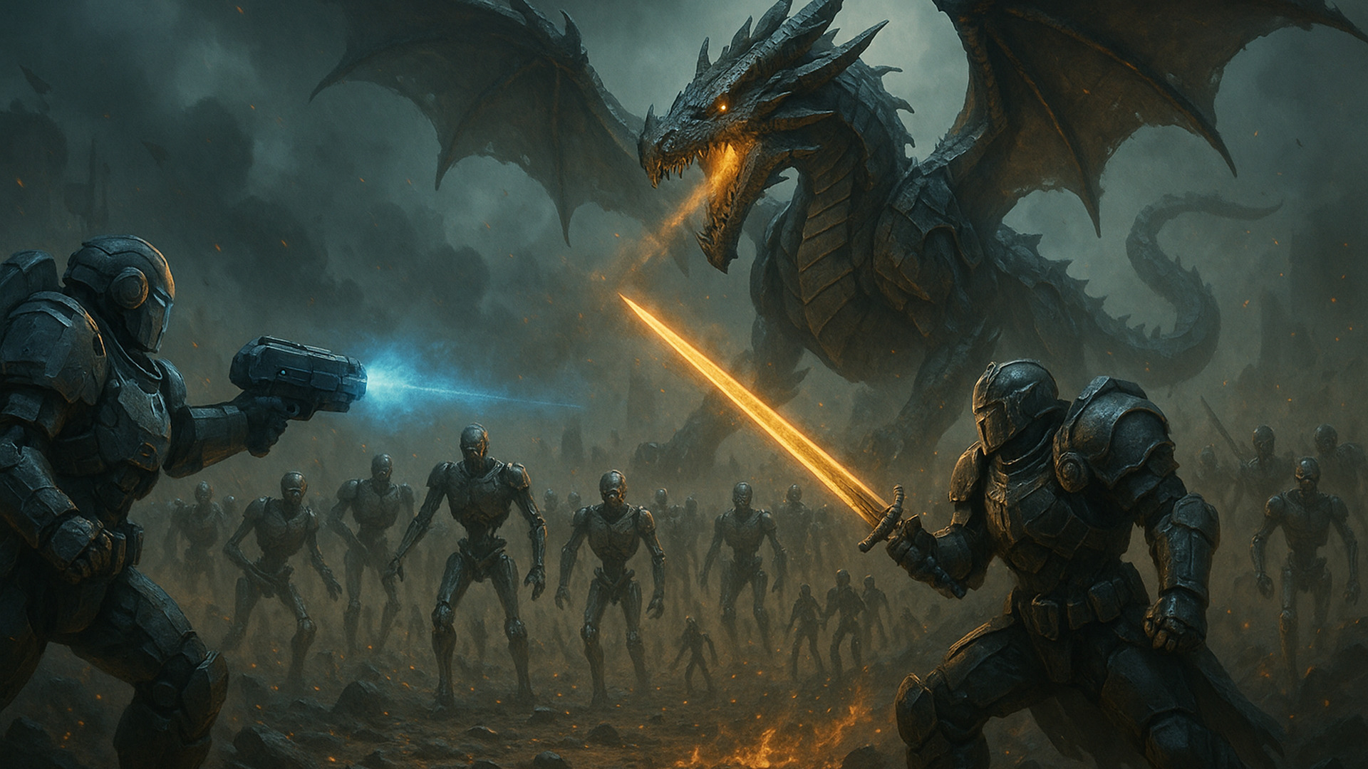 Futuristic HD wallpaper 9 — sci‑fi 1920×1080 desktop background