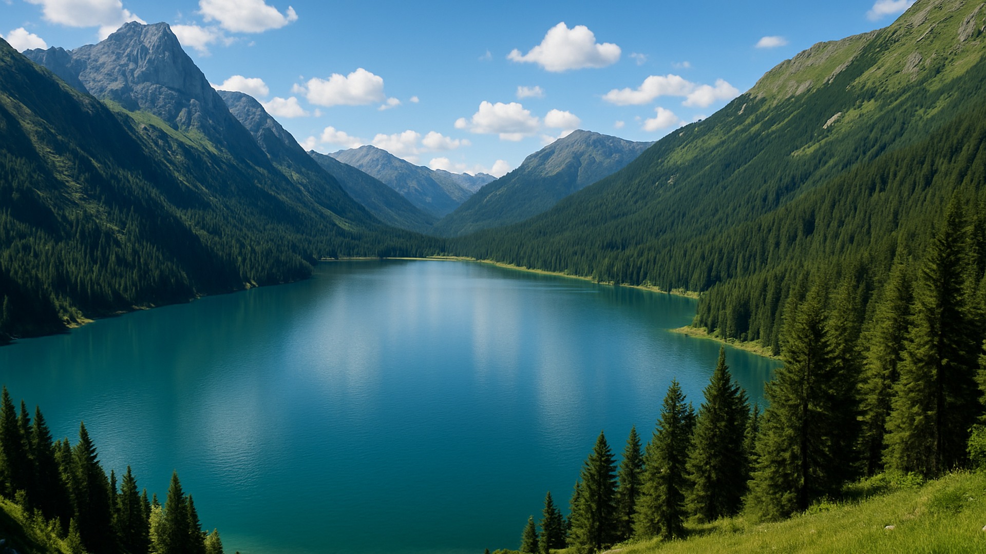 Mountain landscape nature wallpaper