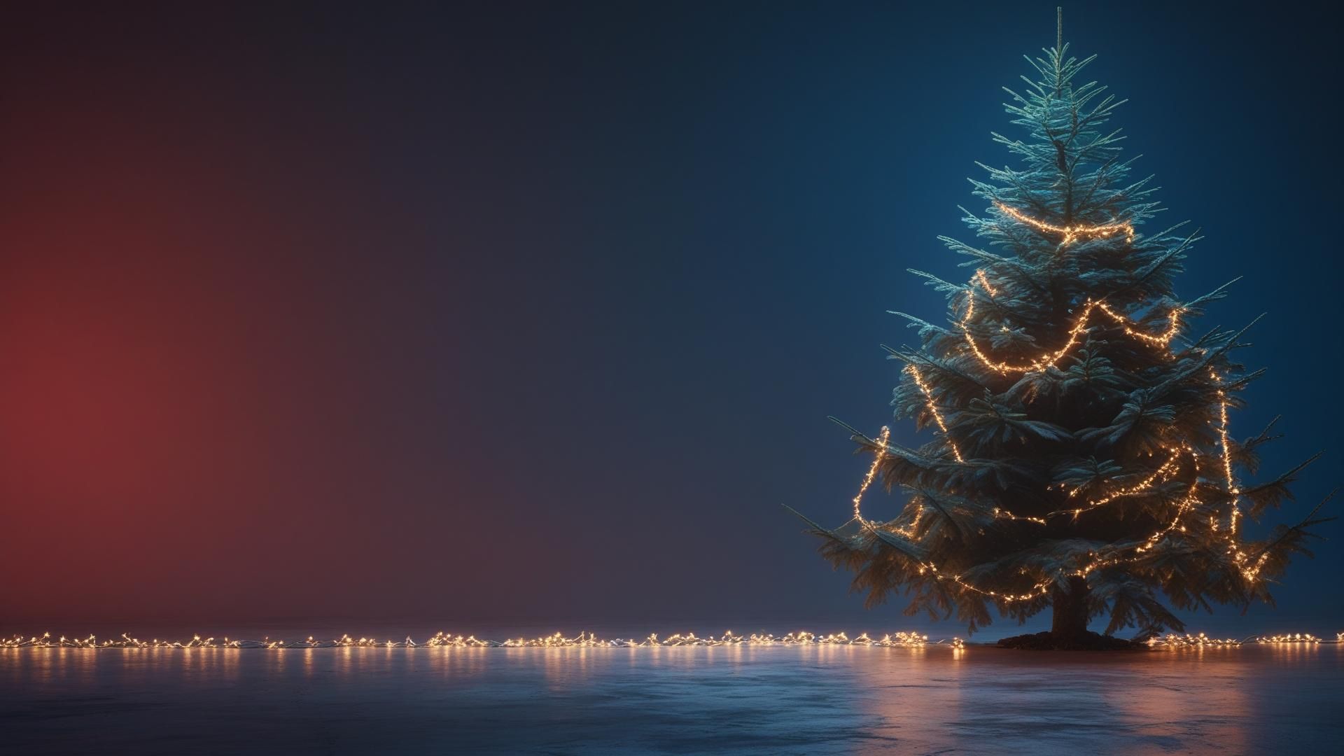 Winter forest seasonal wallpaper