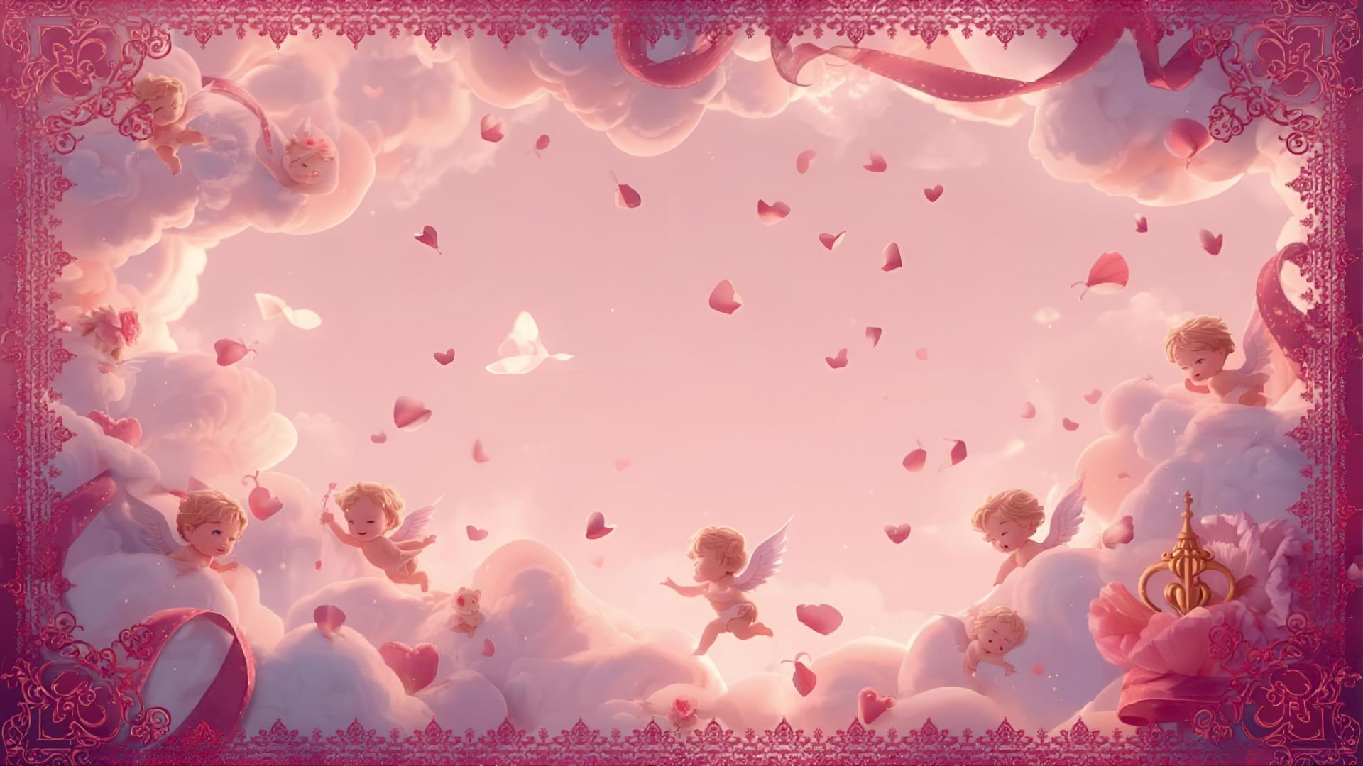 Winter forest seasonal wallpaper