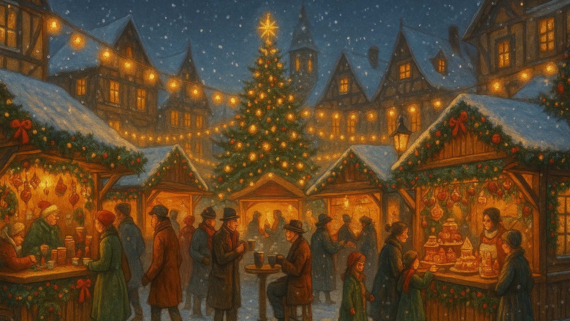 Winter forest seasonal wallpaper