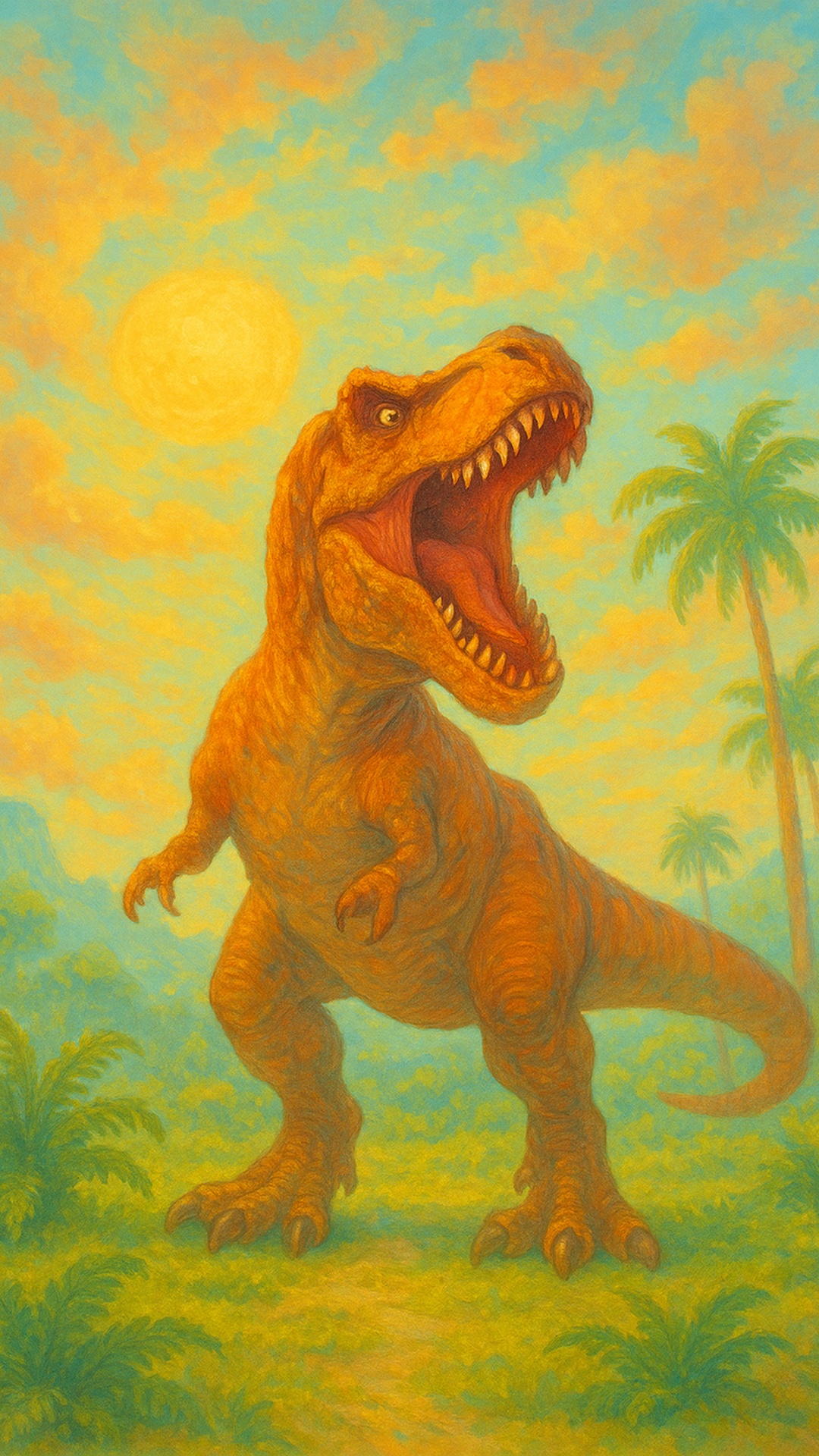 Dinosaur vertical wallpaper