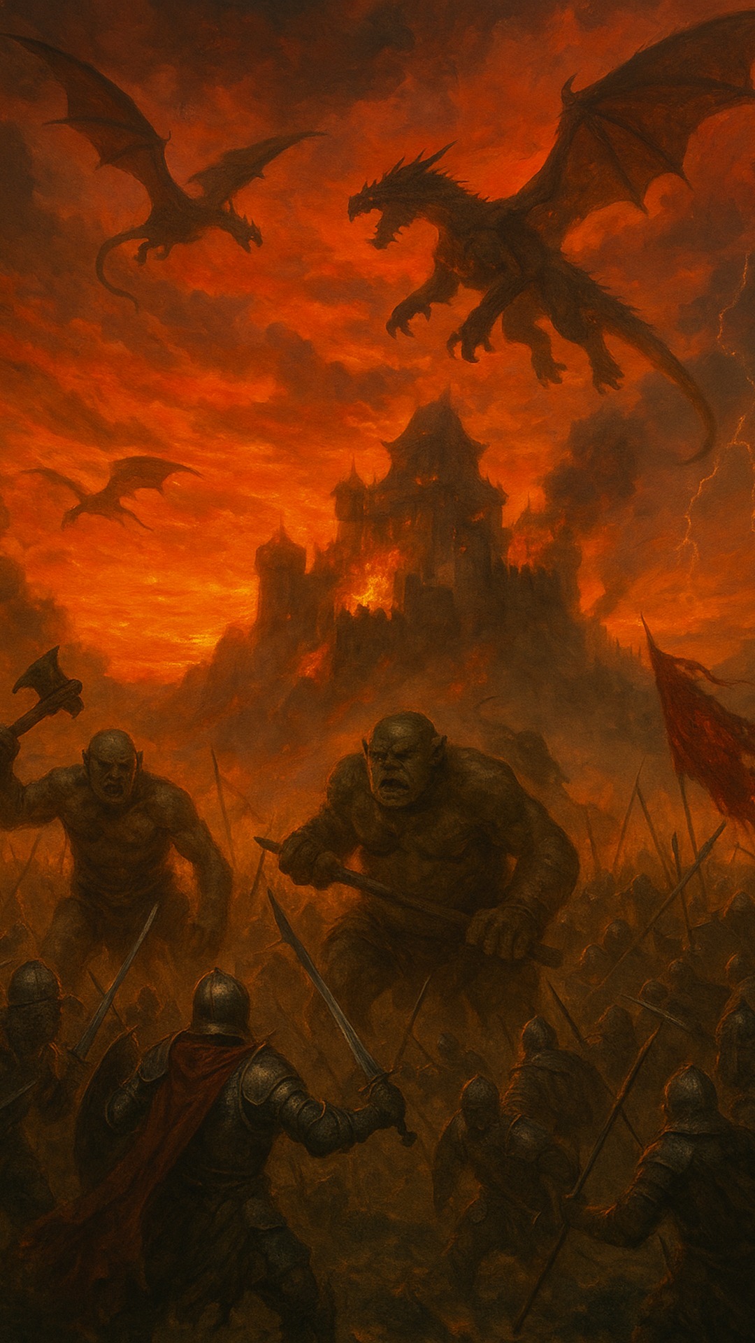 Fantasy dragon phone wallpaper