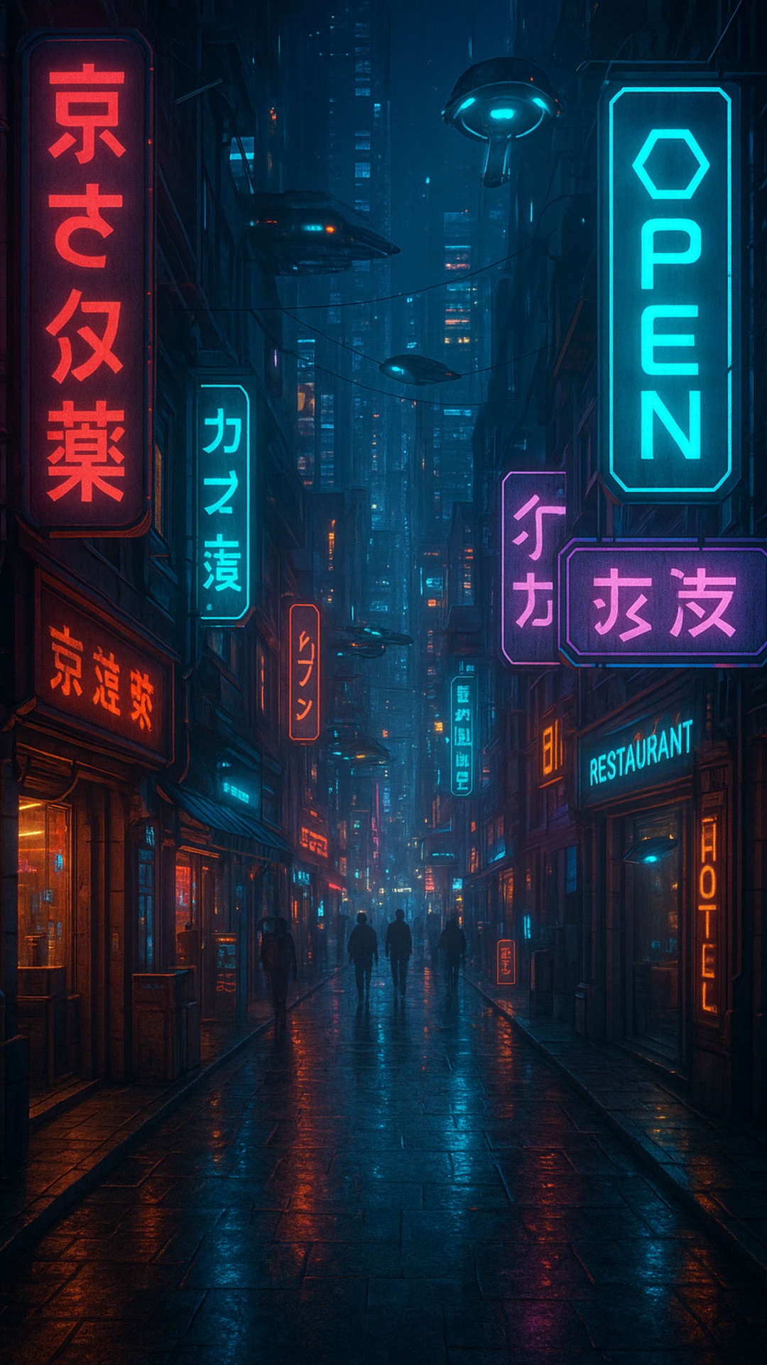 Futuristic mobile wallpaper 4 — HD vertical phone background