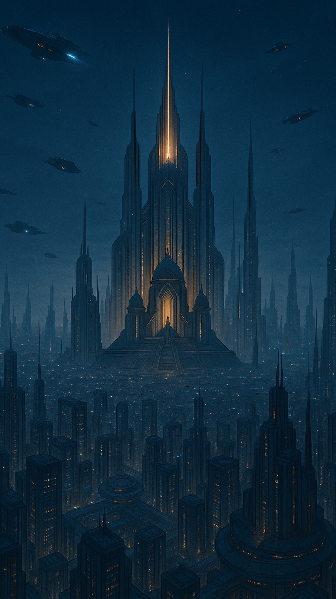 Futuristic mobile wallpaper 7 — HD vertical phone background