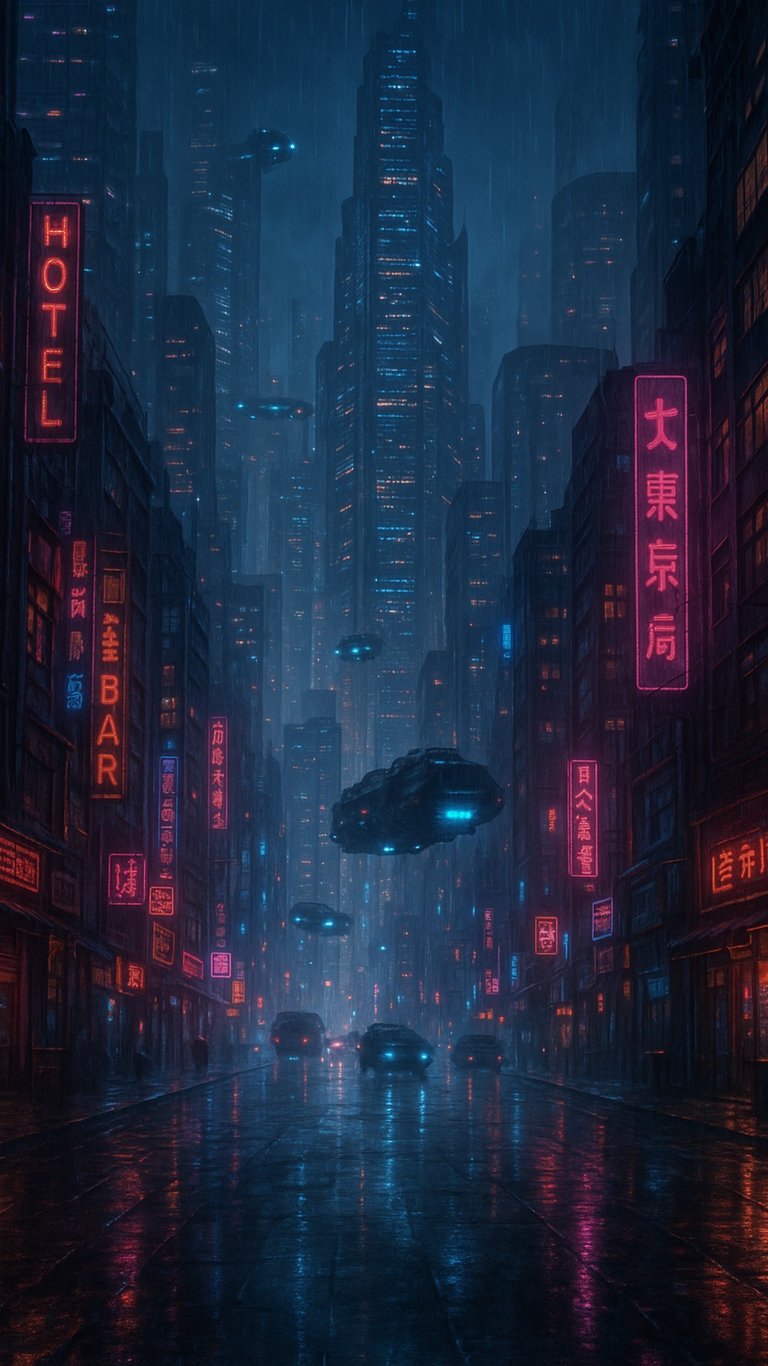 Futuristic mobile wallpaper 8 — HD vertical phone background