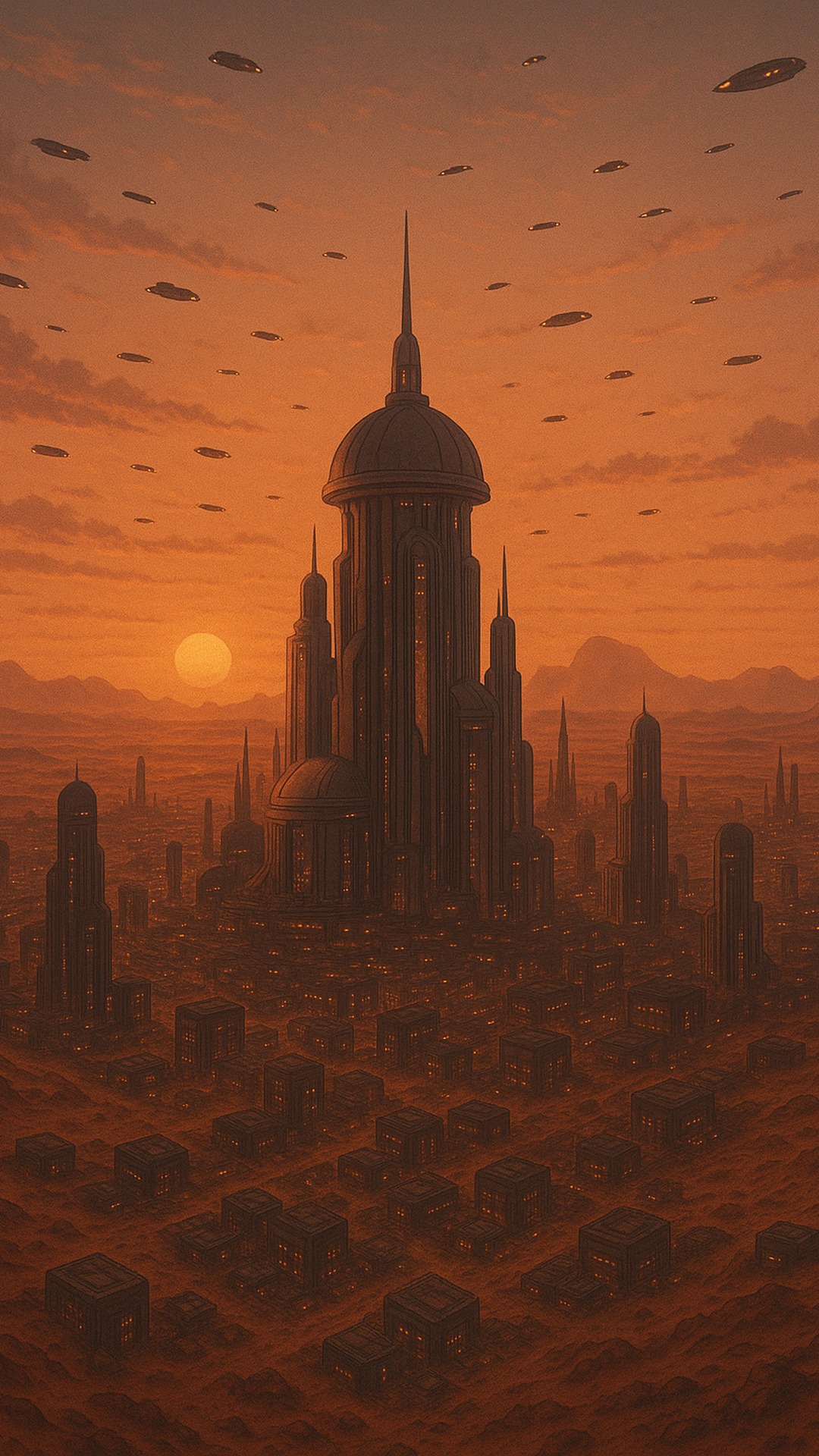 Futuristic mobile wallpaper 9 — HD vertical phone background