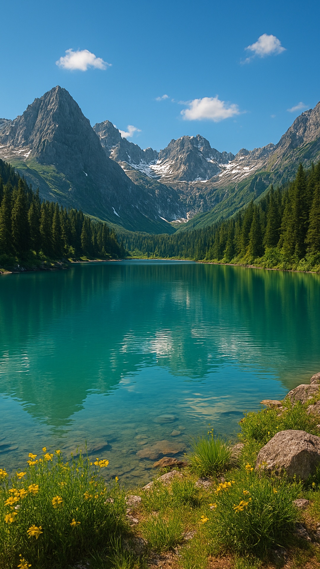 Nature mountain phone wallpaper