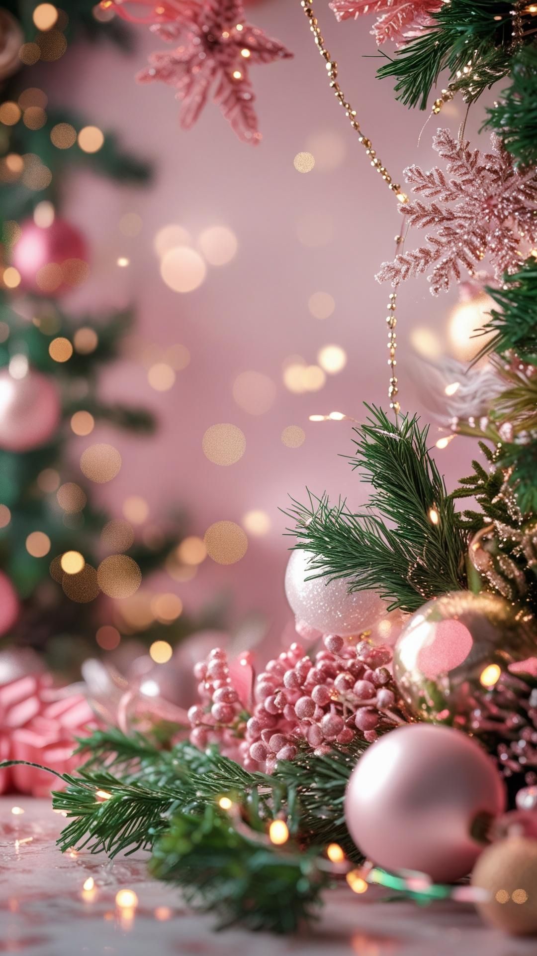 Winter seasonal phone wallpaper