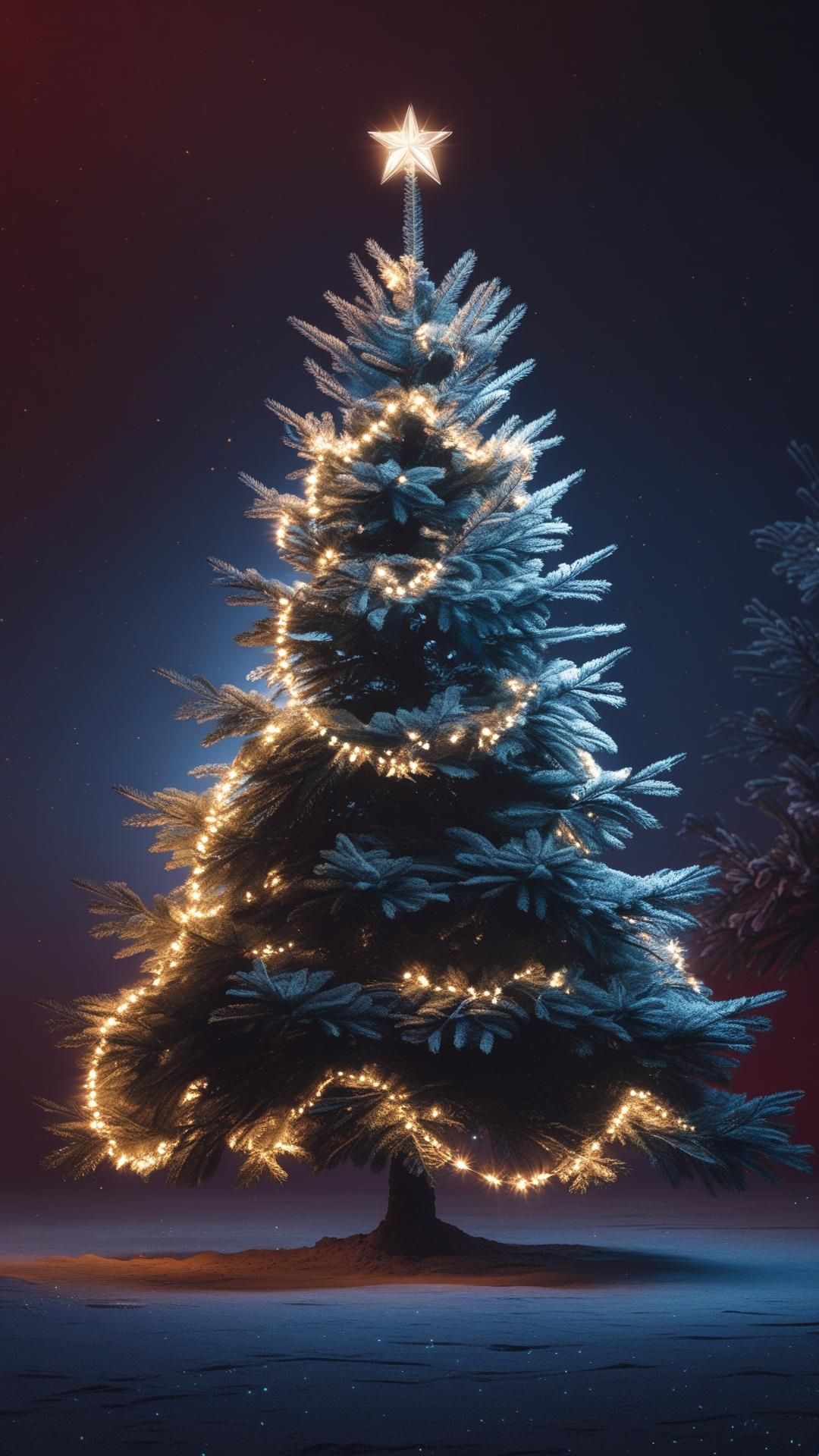 Winter seasonal phone wallpaper