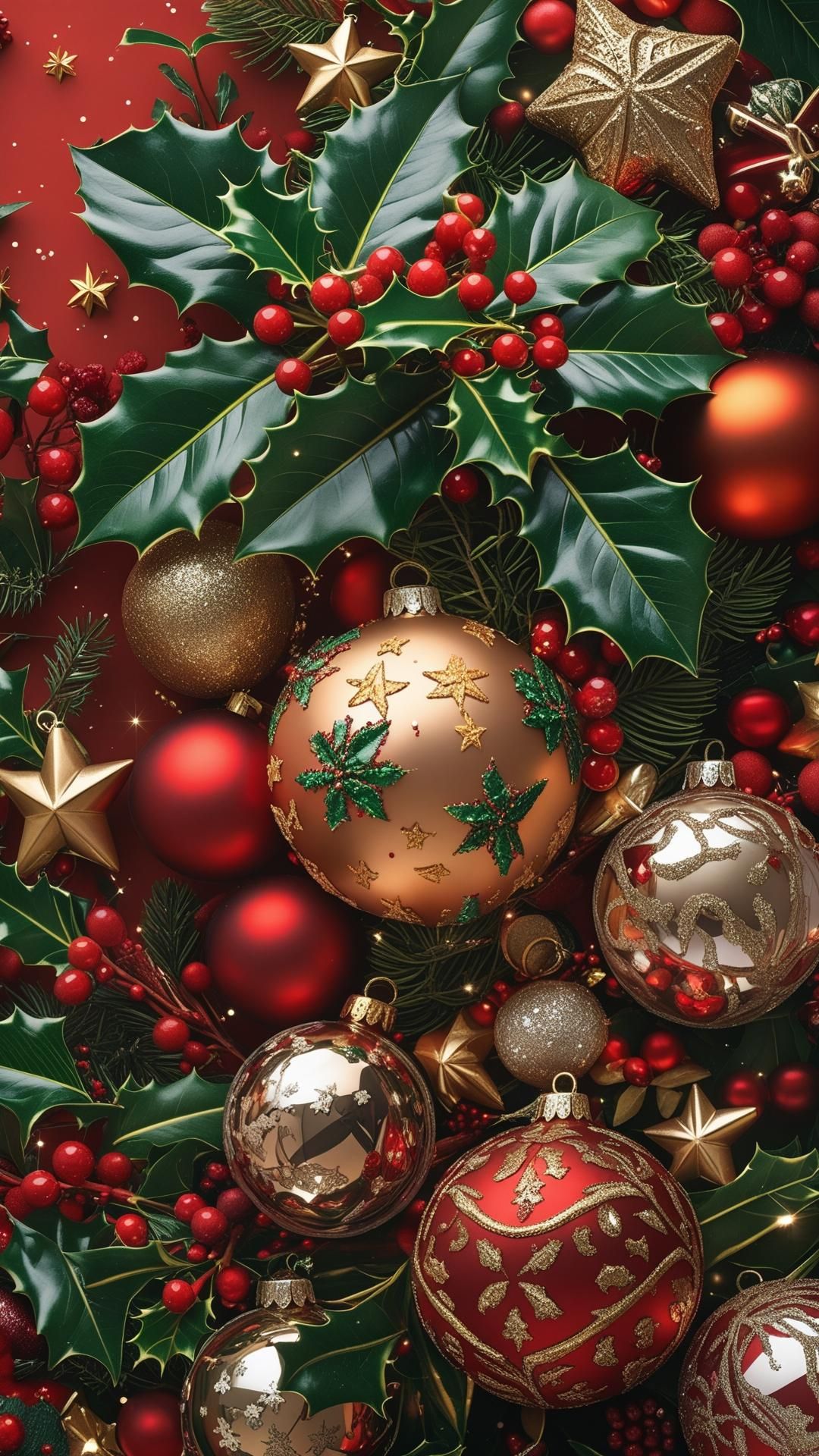 Winter seasonal phone wallpaper