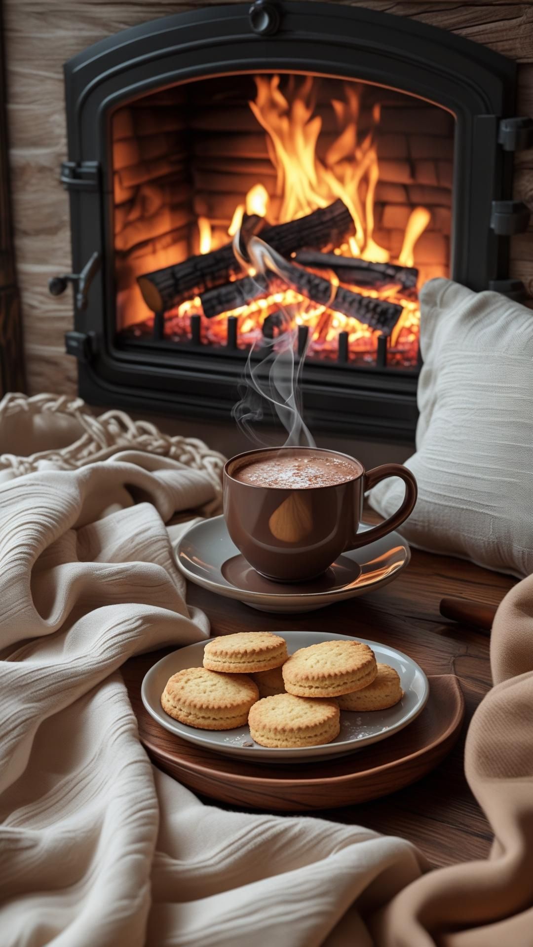 Winter seasonal phone wallpaper