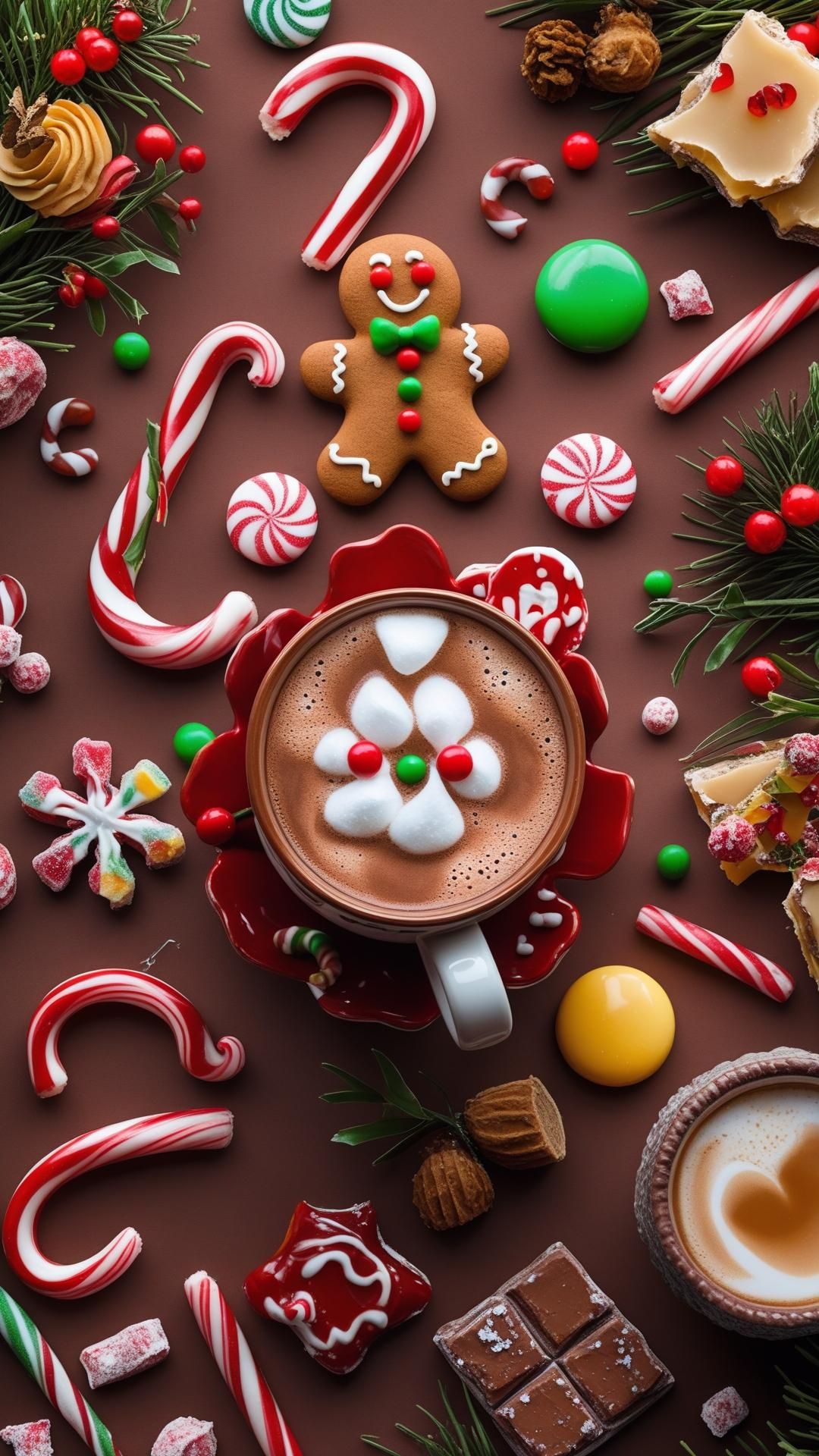 Winter seasonal phone wallpaper