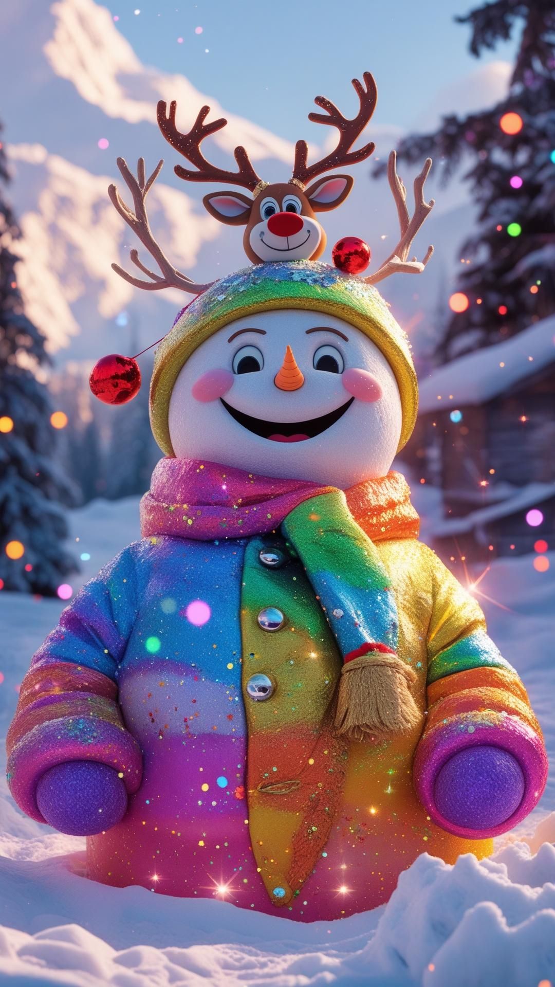 Winter seasonal phone wallpaper