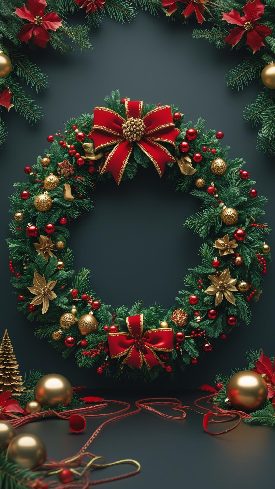 Winter seasonal phone wallpaper