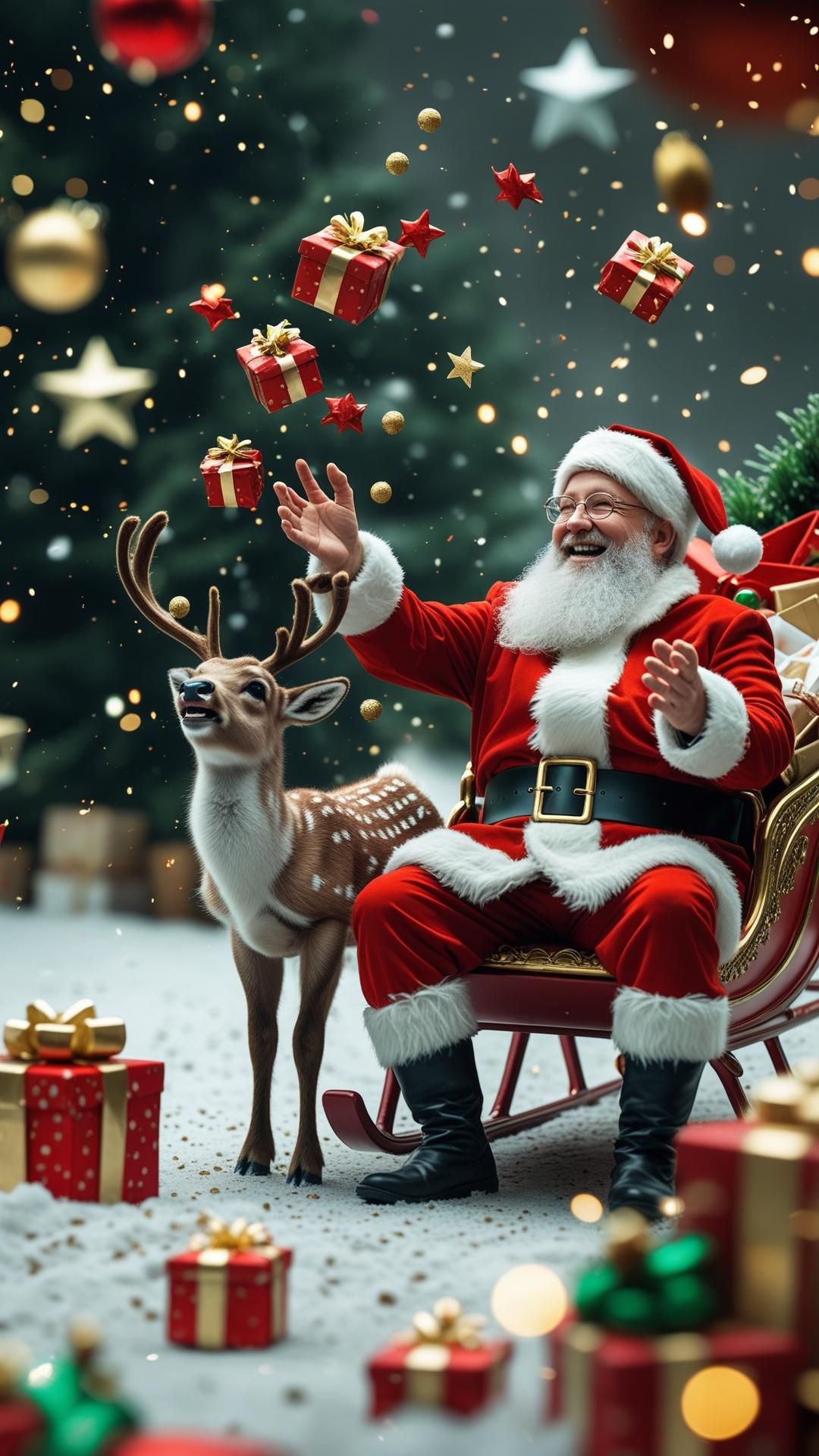 Winter seasonal phone wallpaper