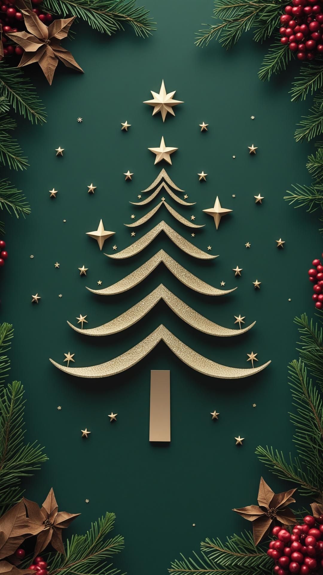 Winter seasonal phone wallpaper