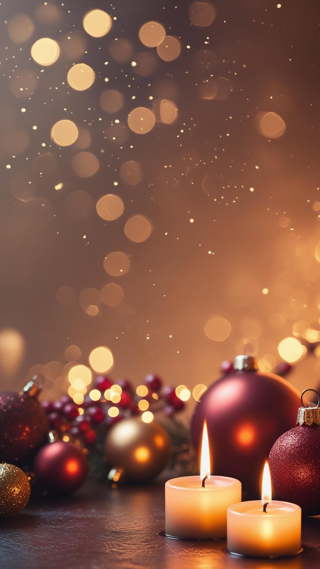 Winter seasonal phone wallpaper