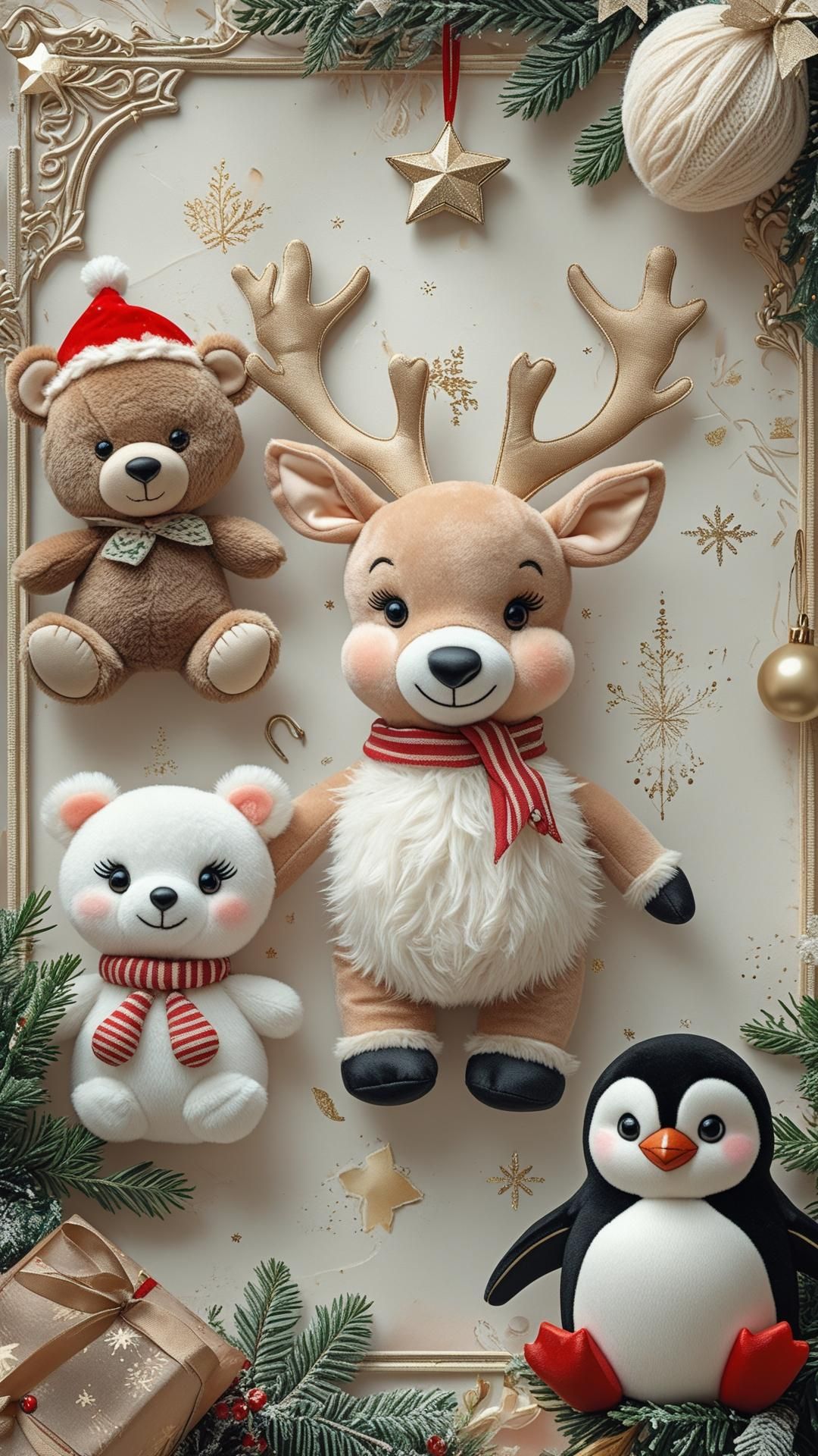 Winter seasonal phone wallpaper